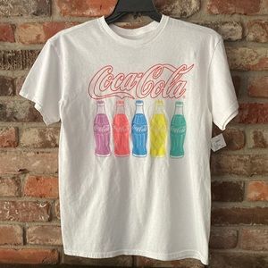 Coca Cola  White Tee M
